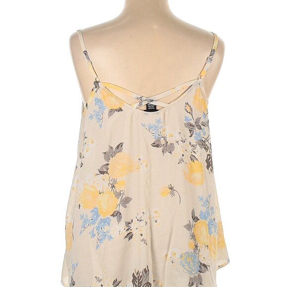 Torrid Cream, Yellow, Grey Floral Camisole 1X - Picture 2 of 7